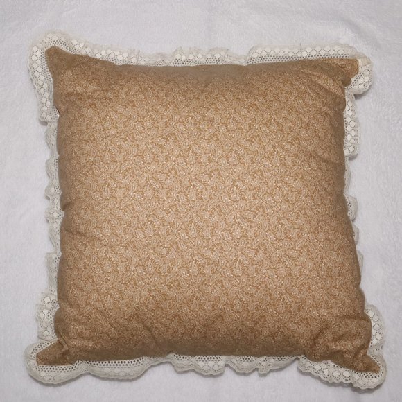 Flowerpot Needlepoint throw pillow - Picture 2 of 4